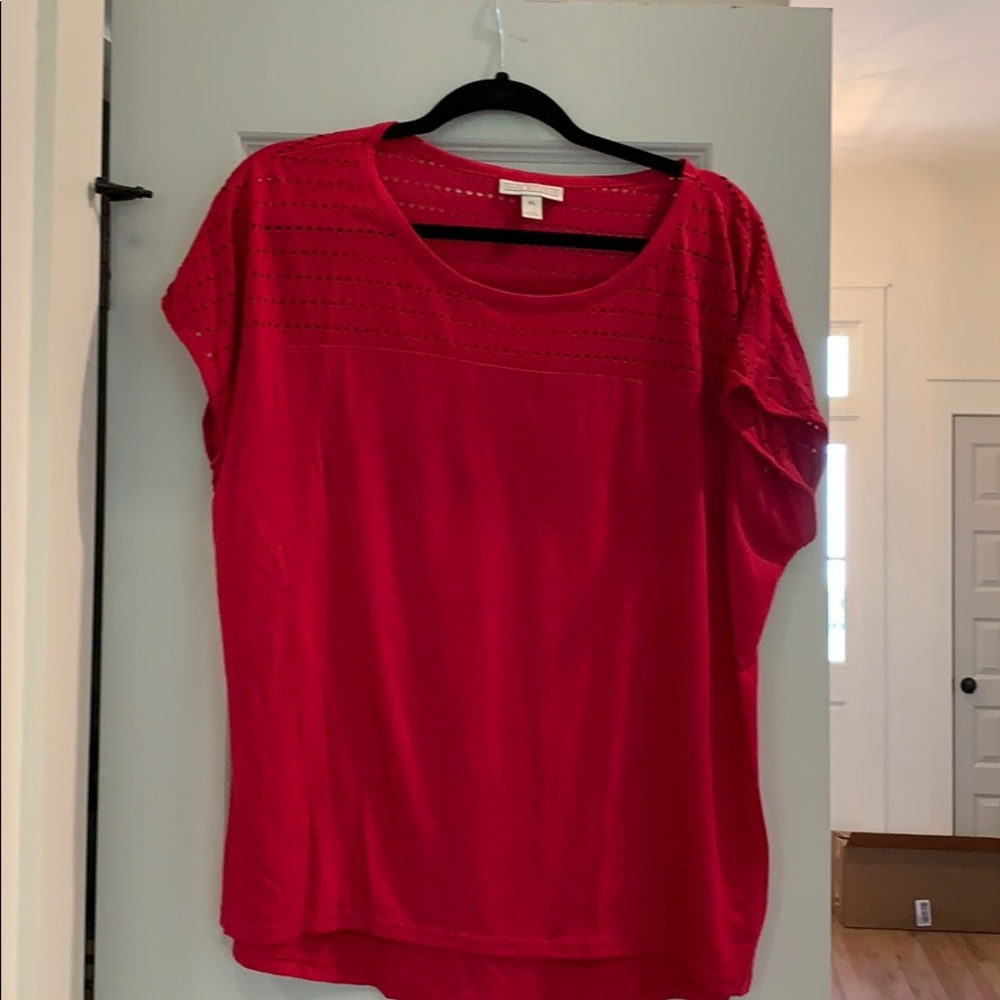 Dana Buchman red top